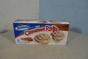 lot 217 image: 3ct Hostess Iced Cinnamon Rolls 6-Pack