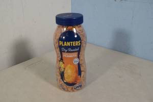 lot 184 image: 4ct Bottle of Planters Dry Roasted Honey Roasted Peanuts