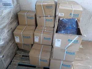 Pallet of Ansell Industrial Coveralls bring proper vehicle for pick up- loading dock available
