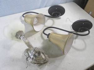 (EW3) 3 Wall Mount Light Fixtures...
