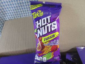 (EC2) Case 36 Bags Takis Hot Nuts F...