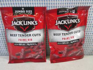 (B-2) 2 Family Size Bags Jack Links...
