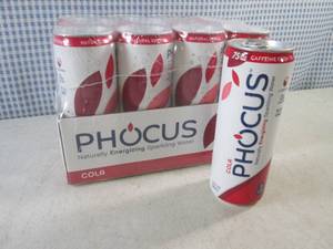 (C-1) 12-Pack Phocus Cola Sparkling...