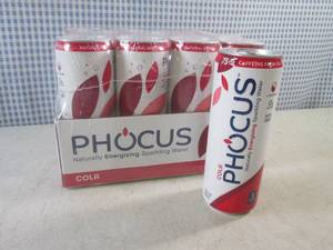 (C-1) 12-Pack Phocus Cola Sparkling...