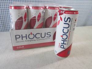 (C-1) 12-Pack Phocus Cola Sparkling...