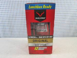 (B-1) Box of 12 Jack Links Original...