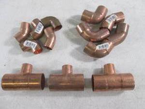 (BSB) 13 Assorted Nibco Copper Elbo...