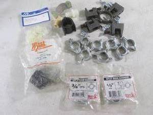 (BSB) Assorted Hangers Clamps Etc...