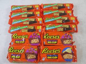 (B-2) 12 King Size Reeses Bars and ...