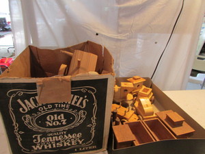 lot 34 image: Vintage Wood Toys