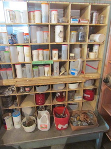 lot 89 image: Fasteners with Cubed Shelving