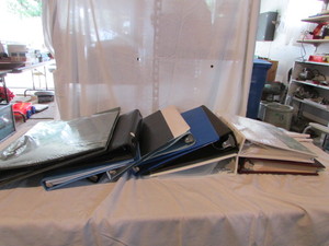 lot 123 image: Binders and Photo Albums