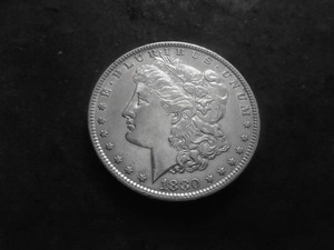 1880 O Morgan Silver Dollar