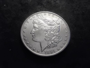 1884 O Morgan Silver Dollar