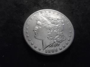 1886 S Morgan Silver Dollar