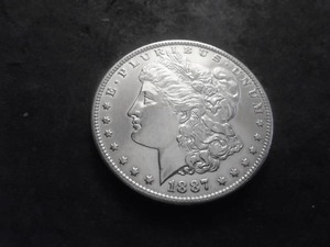 1887 O Morgan Silver Dollar