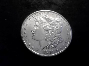1891 S Morgan Silver Dollar