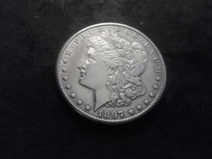 1897 S Morgan Silver Dollar