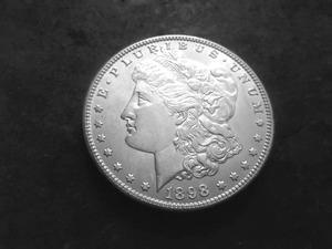 1898 O Morgan Silver Dollar