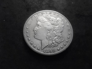 1898 S Morgan Silver Dollar