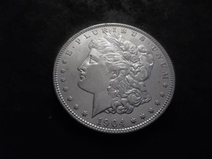 1904 O Morgan Silver Dollar