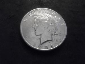 1925 S Peace Silver Dollar