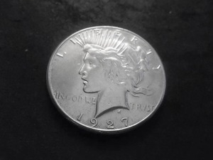 1927 S Peace Silver Dollar