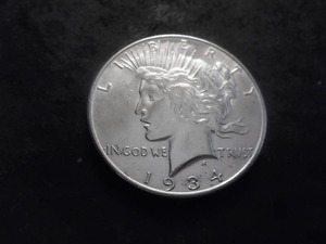 1934 D Peace Silver Dollar