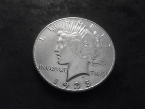 1935 Peace Silver Dollar
