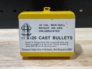 Thompson Arms .54 Cal Maxi-Ball Bullets