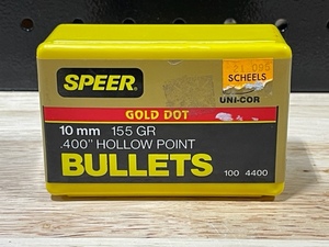 Speer 10mm .400 Hollow Point Bullets