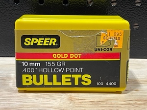 Speer 10mm .400 Hollow Point Bullets