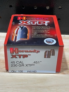 Hornady XTP 45 Cal .451 Bullets