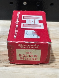 Hornady 30 Cal .308 Spire Point Bullets