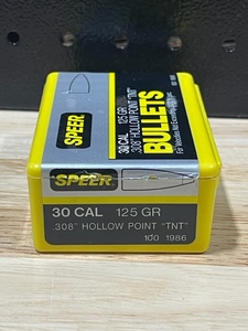 Speer 30 Cal .308 Hollow Point TNT Bullets
