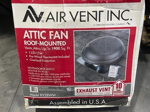 Roof Mounted Attic Fan