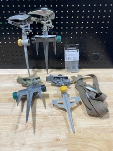 Lawn Sprinklers, Garden Staples, and Tree Straps