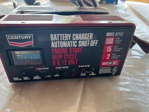 lot 24 image: Batter Charger, Jumper Cables & More