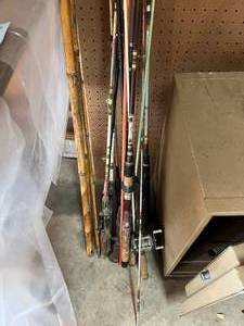 lot 33 image: Lot of Fishing Poles
