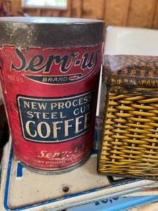 lot 88 image: Lot of License Plates & Tins