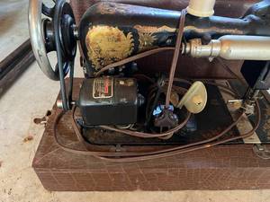 lot 111 image: Vintage Portable Sewing Machine
