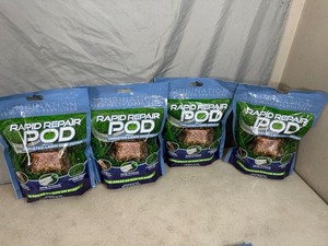 lot 20A image: 60 New Rapid Repair Seed Pods for Lawn Repair