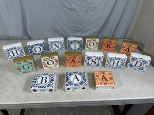 lot 53 image: Assorted Ceramic Letters