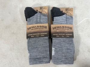 lot 73 image: 2 New Pair of Hiwassee Merino Wool Socks.