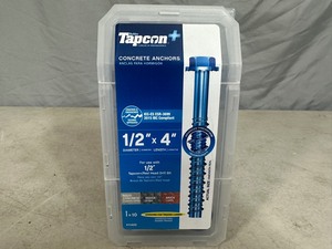 lot 77 image: New Tapcon 12 x 4 Concrete Screw Anchors