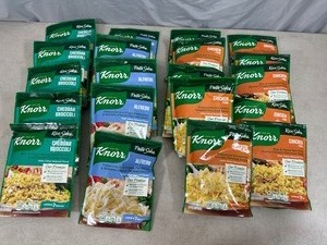 lot 127 image: 20 New Knorr Pasta and Rice Side Mixes