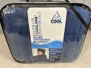 lot 19 image: New 10 lb Weighted Cooling Blanket