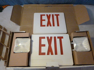lot 16 image: Best Lighting EXIT Light