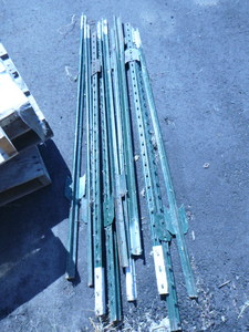 lot 110 image: Metal Fence Posts