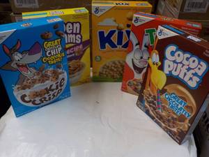 5 Boxes of Cereal- 1 each Golden Gr...